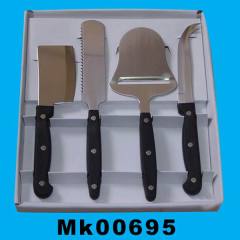 4PCS CHEESE KNIFE PP Handle in Window Box