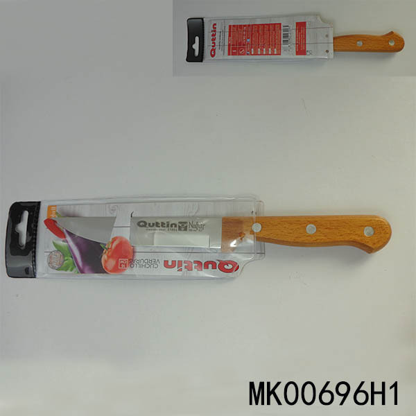 SS UTILITY KNIFE WBEECH Handle in PVC BAG