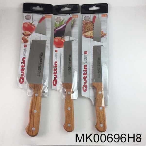 3PCS SS HALF WOODE Handle PVC BAGASST PRICE