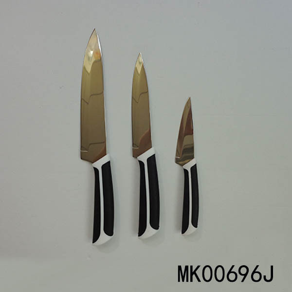 3PCS KNIFE SET with TPR Handle IN