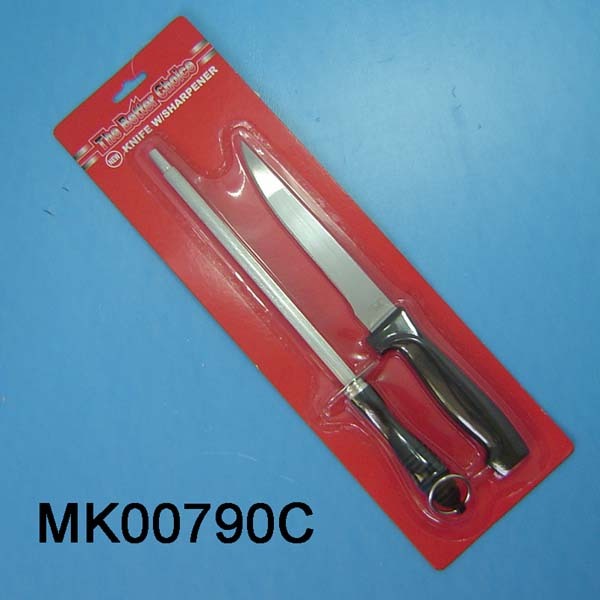 6in KNIFE and SHARPENER SET
