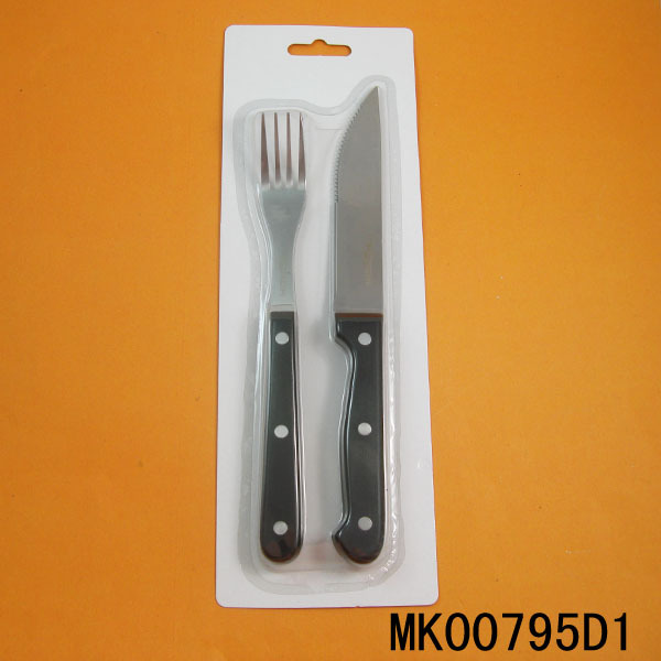 2PCS KNIFE and FORK SET BAKELITE Handle