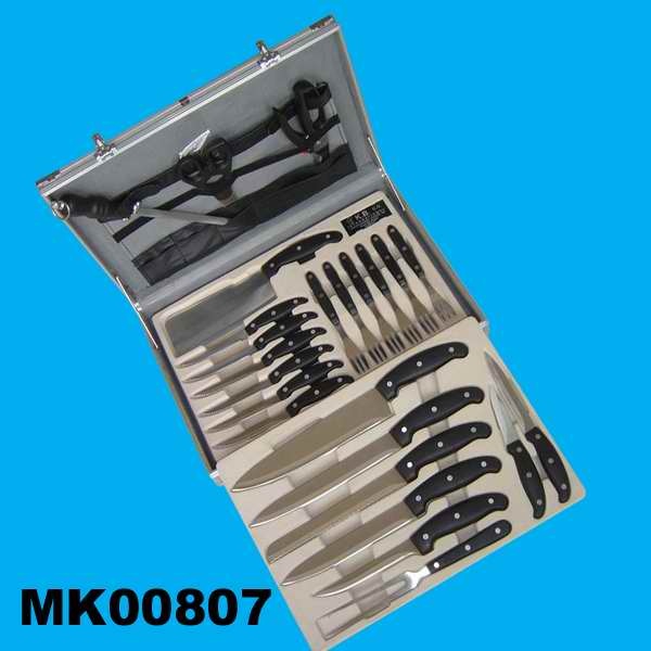 24PCS BAKELITE Handle KNIFE SET in CASE