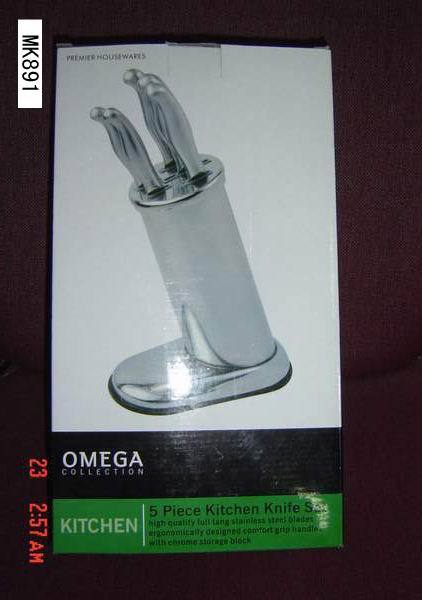 6PCS SS KNIFE SET with SS Stand