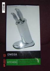 6PCS SS KNIFE SET with SS Stand