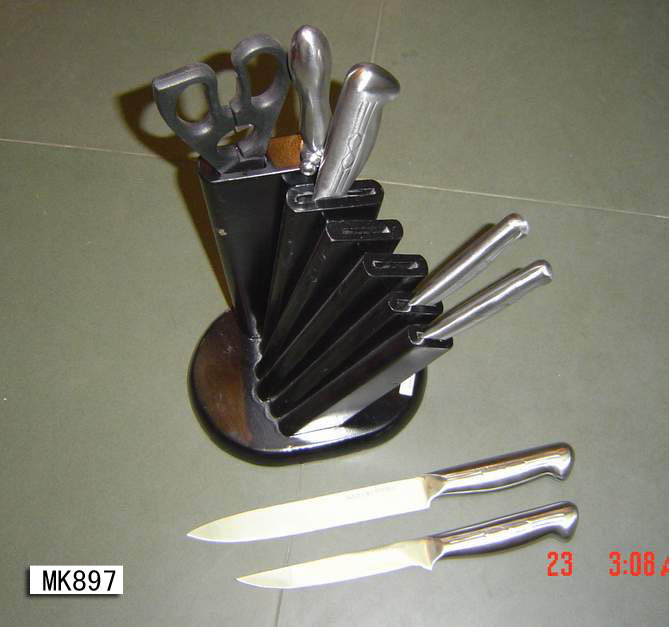 8PCS SS KNIFE SET style 2