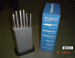 7PCS SS KNIFE SET style 2