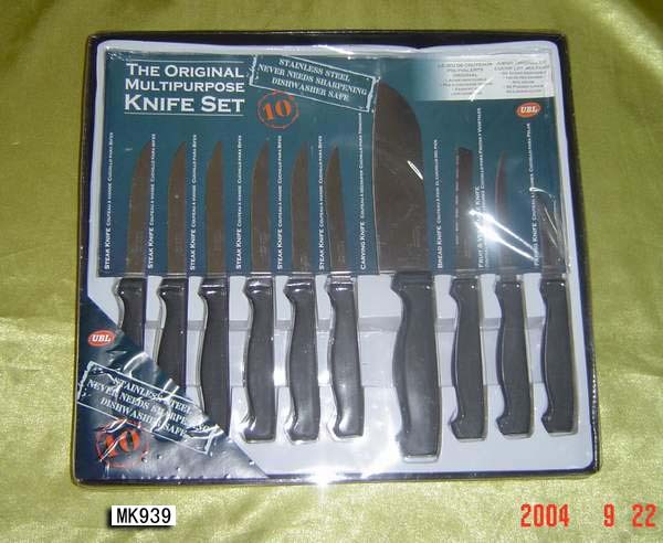 10PCS KITCHEN KNIFE SET