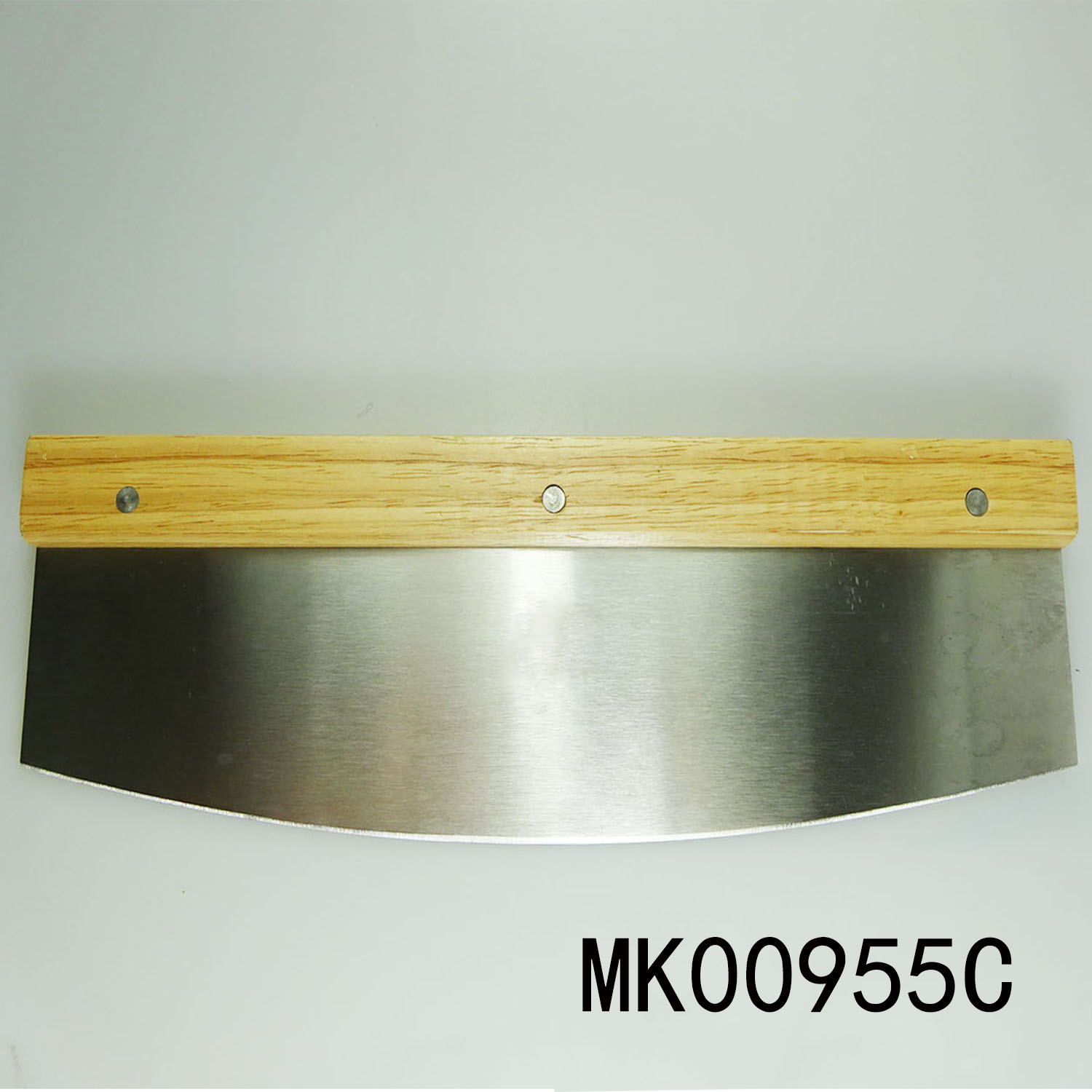 SS PIZZA CUTTER with OAK Handle IN BROWN BOX