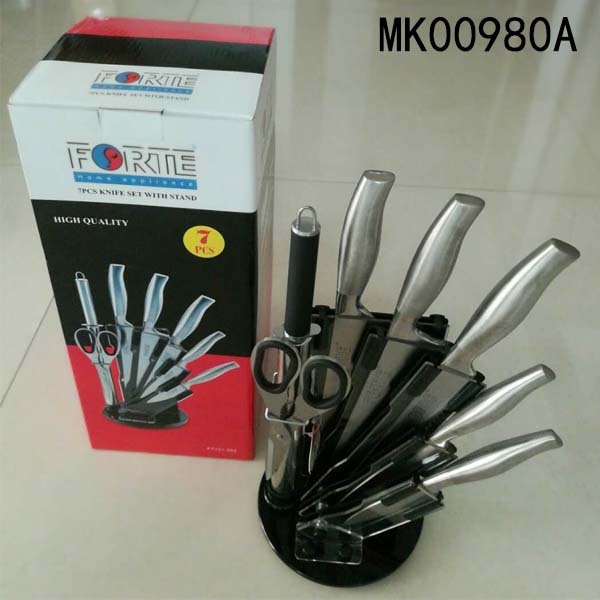 7PCS SS KNIFE SET in CB style 3