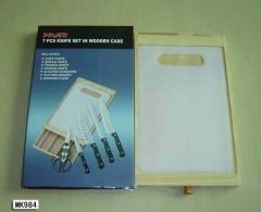 7PCS KNIFE SET with WOODEN BOX BAKELITE Handle