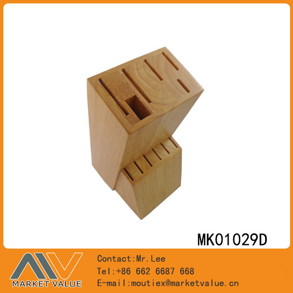 12PCS KNIFE SET WOODEN BLOCK OAK WOODEN in CB