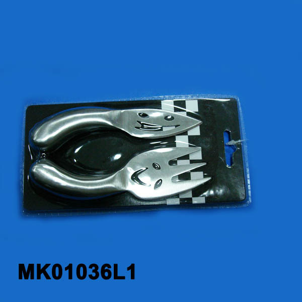 2PCS SS CHEESE KNIFE FORK