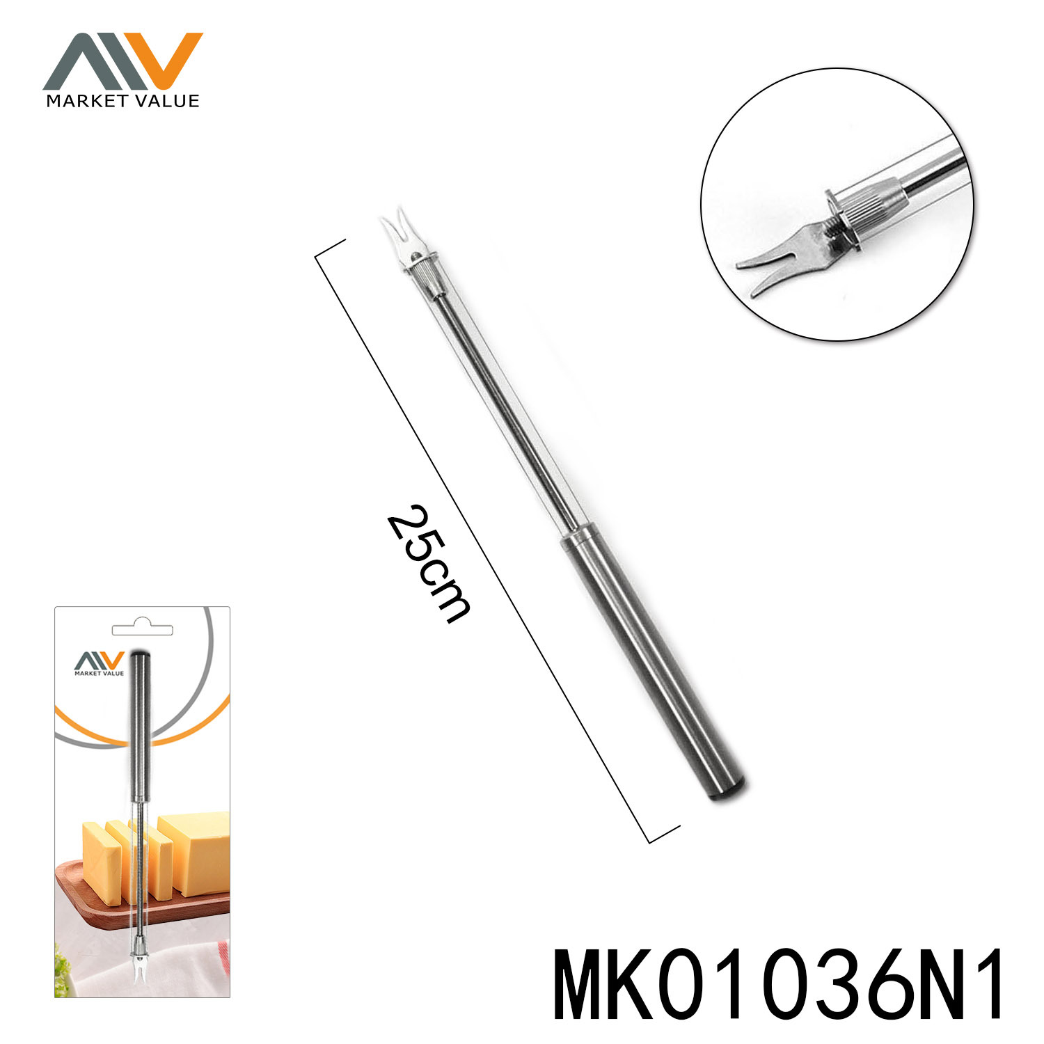 Cheese Tool 2 Function Stainless steel