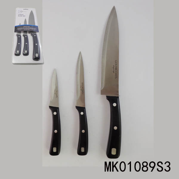 3PCS KITCHEN KNIFE WBAKELITE Handle