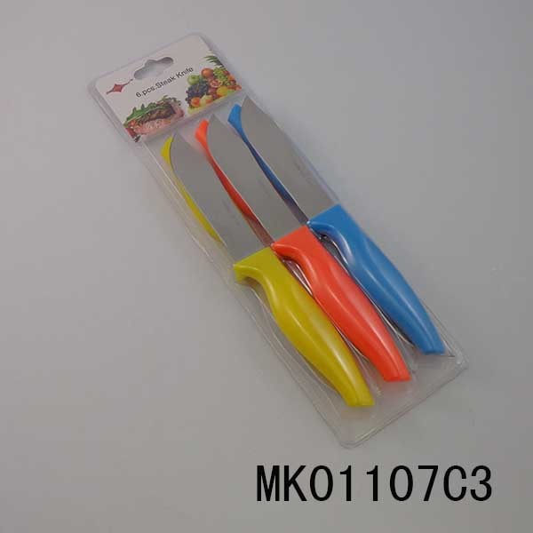 6PCS STEAK KNIFE WIHT PP Handle style 2
