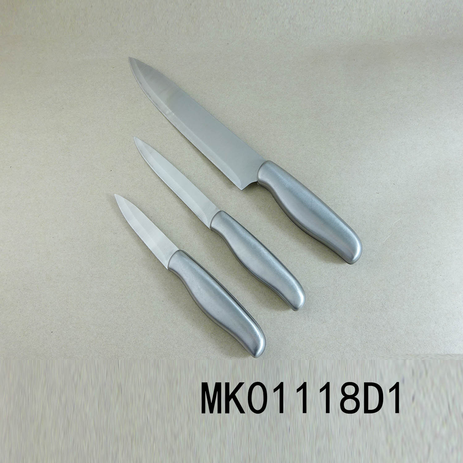 SET of 3PCS KITCHEN KNIFE IN PVC style 2