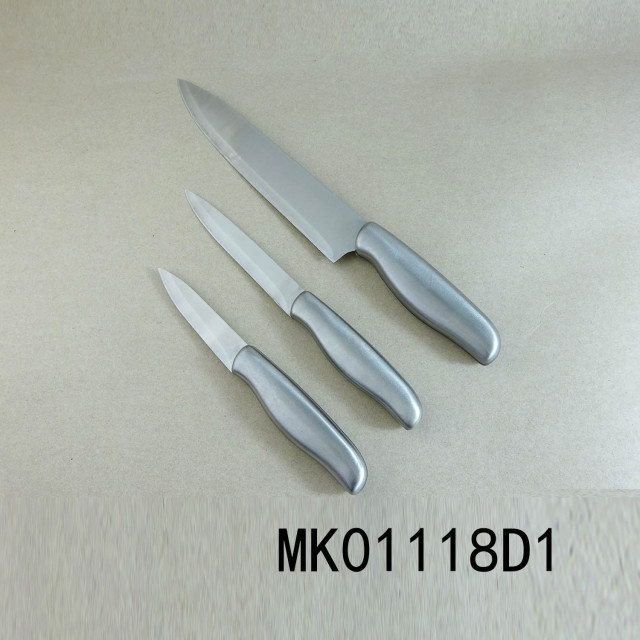 SET of 3PCS KITCHEN KNIFE IN PVC style 2