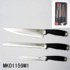 3PCS SS KITCHEN KNIFE IN WINDOU BOX