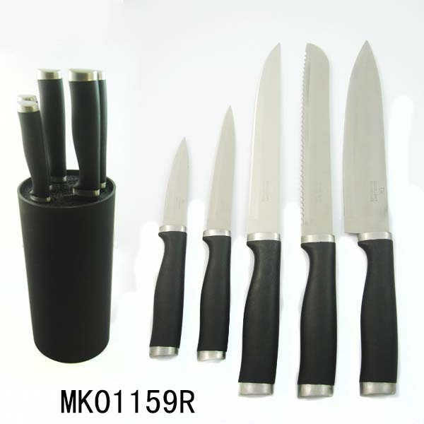 5PCS PLASTIC Handle KITCHEN and PLASTIC Stand style 2