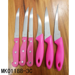 6PCS SS KITCHEN KNIVES