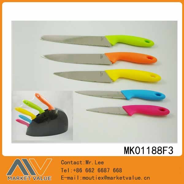 6pc Colour knife set WBlock SHRINK