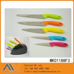 6pc Colour knife set WBlock SHRINK