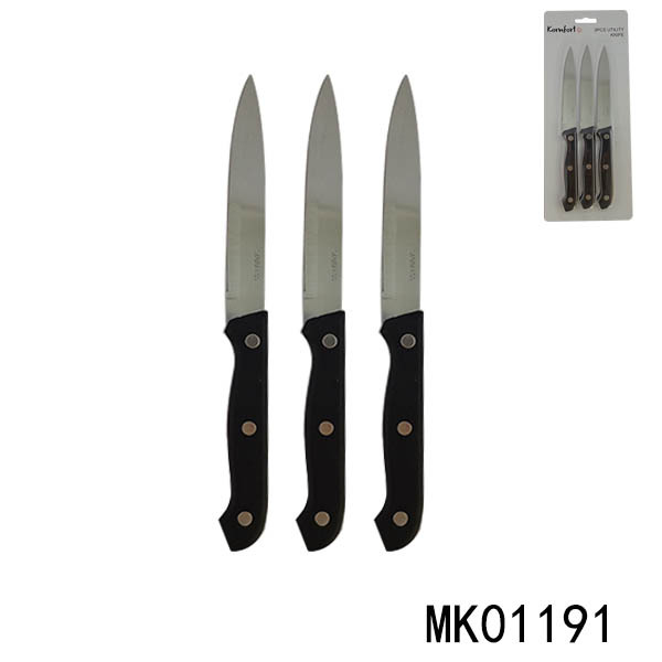 KNIFE UTILITY 3PCS