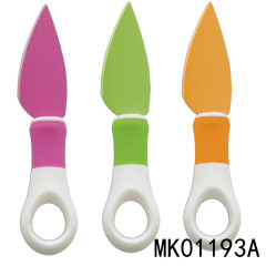 COATEDCHEESE KNIFE with TPR Handle POLYBAG