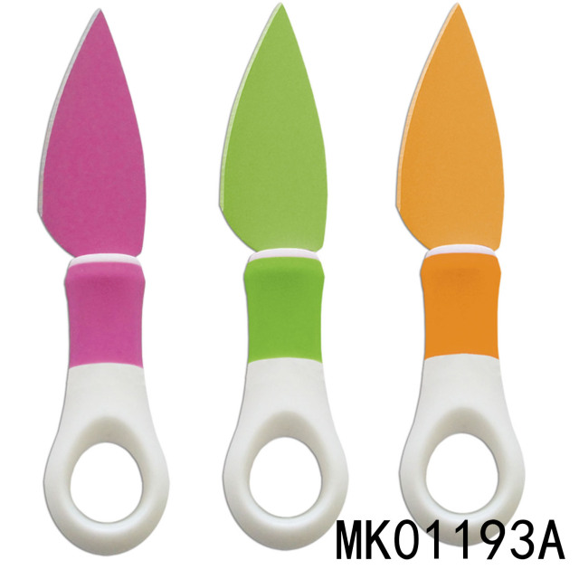 COATEDCHEESE KNIFE with TPR Handle POLYBAG