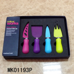 4PCS CHEESE KNIFE NON STICK COATING with CB