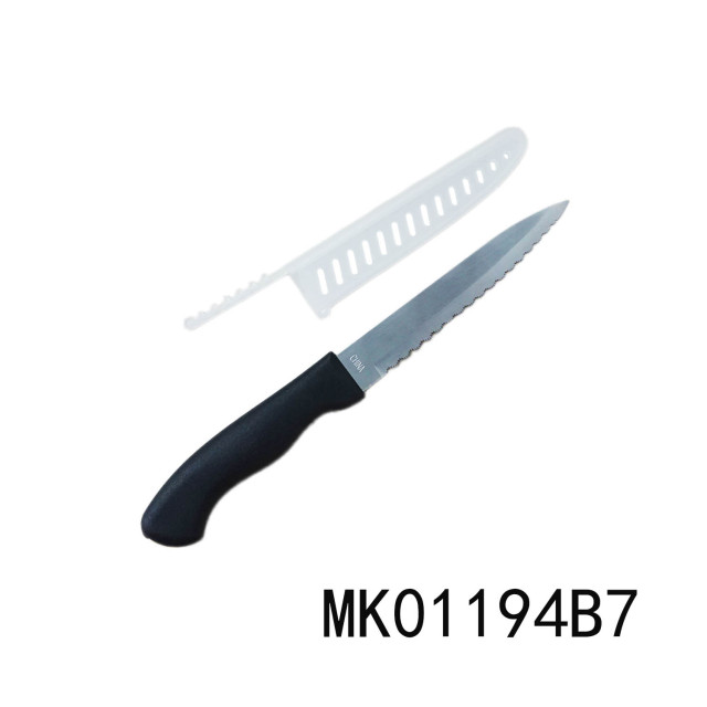5.in PLASTIC Handle SS UTILITY KNIFE with TEETH