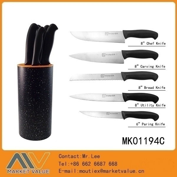 SET of 5PCS KITCHEN KNIFE CB style 5