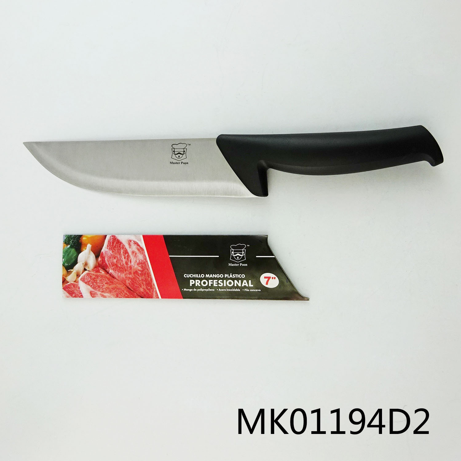 7in PLASTIC Handle SS CHFE KNIFE