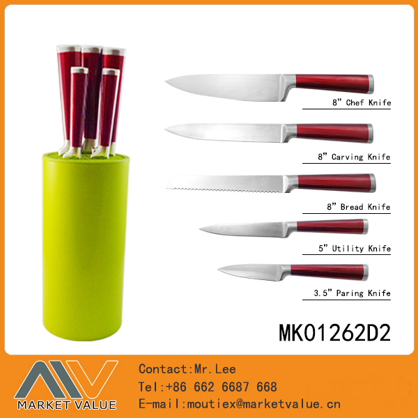 SET of 5PCS KITCHEN KNIFE CB style 6
