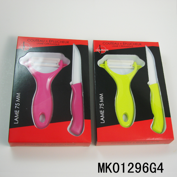 3in CERAMIC KNIFE with CERAMIC PEELER in CB