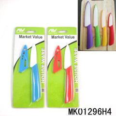 3in PLASTIC Handle CERAMIC FRUIT KNIFE WBLADE COVER in CB