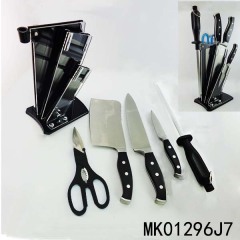 6PCS SS KNIFE SET+BLOCK