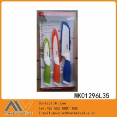 3PCS CERAMIC KNIFE with TRP Handle in PVC BOX
