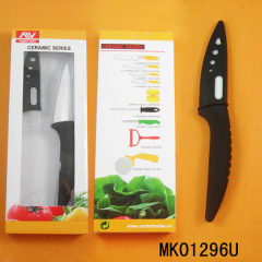 3in CERAMIC FRUIT KNIFE with COVER WHITE BOX