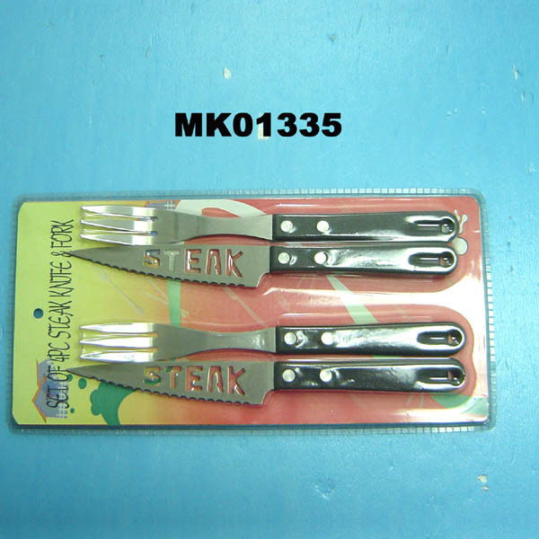 4PCS KNIFE and FORK SET