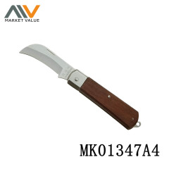 Electrician Knife with Wood Handle style 2