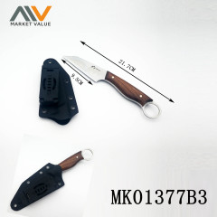 Hatamagang Steel Utility Knife with Rose Handle in PU pouch