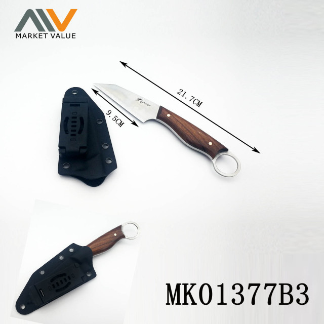 Hatamagang Steel Utility Knife with Rose Handle in PU pouch