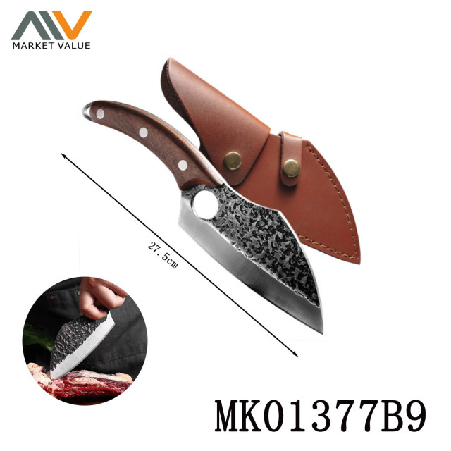 Bone Kinfe with Wooden Handle with PU Bag style 2