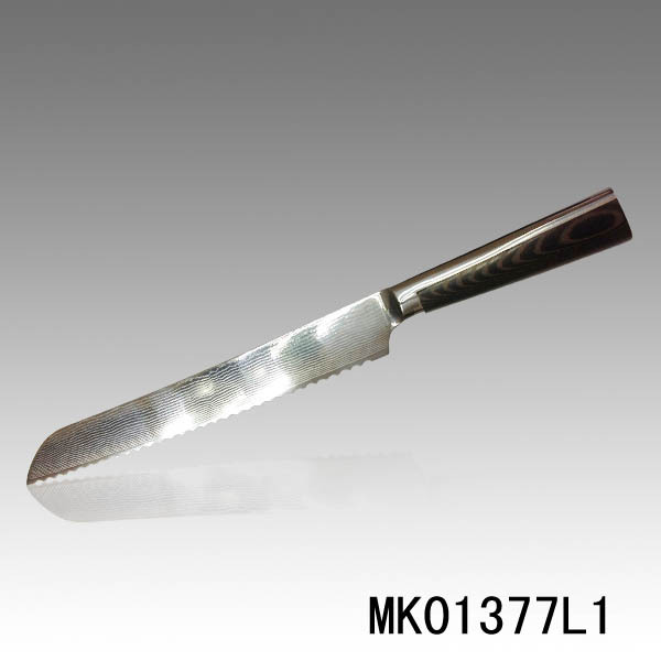 8in DAMASK STEEL BREAD KNIFE