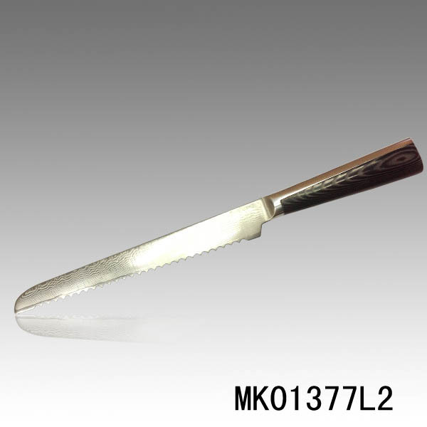 10in DAMASK STEEL BREAD KNIFE