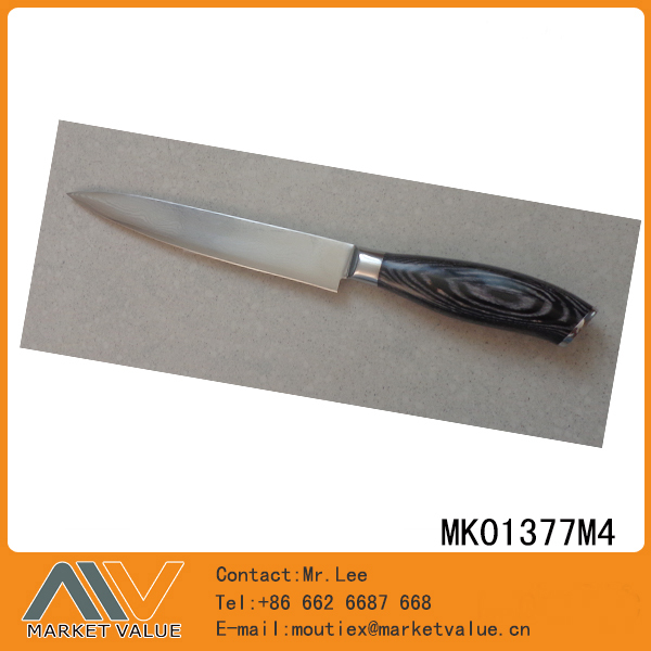 8in DAMASK STEEL SLICER KNIFE