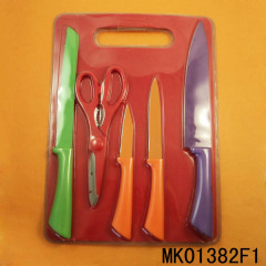 4PCS KNIFE and SCISSORS and PLASTIC BOARD style 2