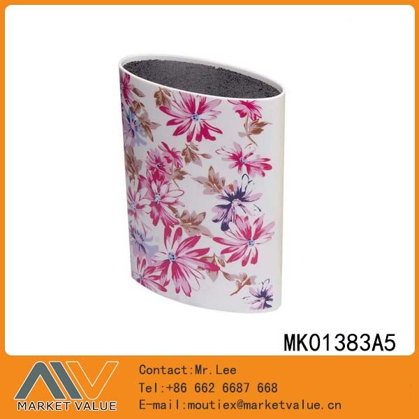 OVAL FLEXIBLE KNIFE BLOCK with COLORFUL PP ROD